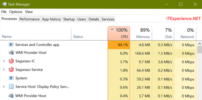 Services and controller app random high CPU usage Fix