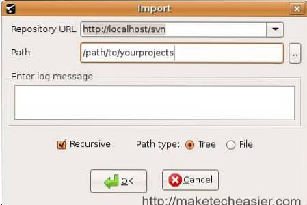 Setting up Subversion Version control in Ubuntu