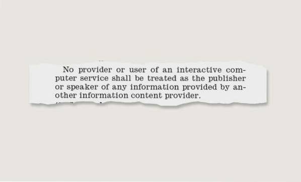 Should Websites Be Held Responsible For Visitors' Comments?