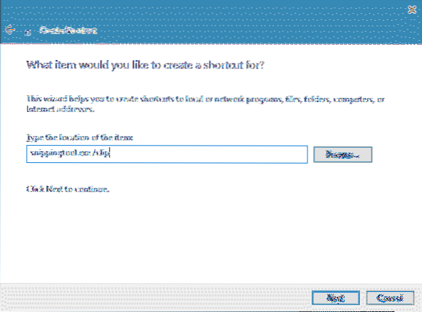 Snipping Tool Command-line to Capture Screen Region in Windows 10