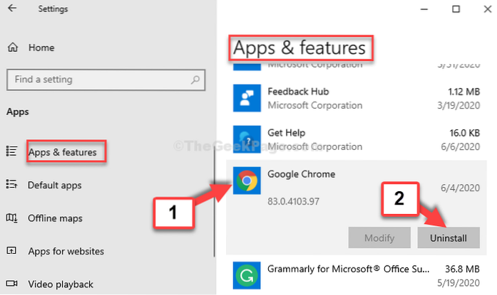 Resolvido o Google Chrome não responde ao clicar