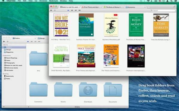 Alguns dos melhores leitores de e-books para Mac