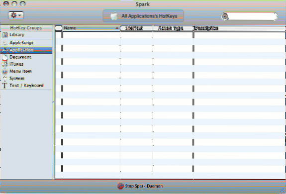 Spark Easily Create Hot Keys For Almost Any Application in Mac