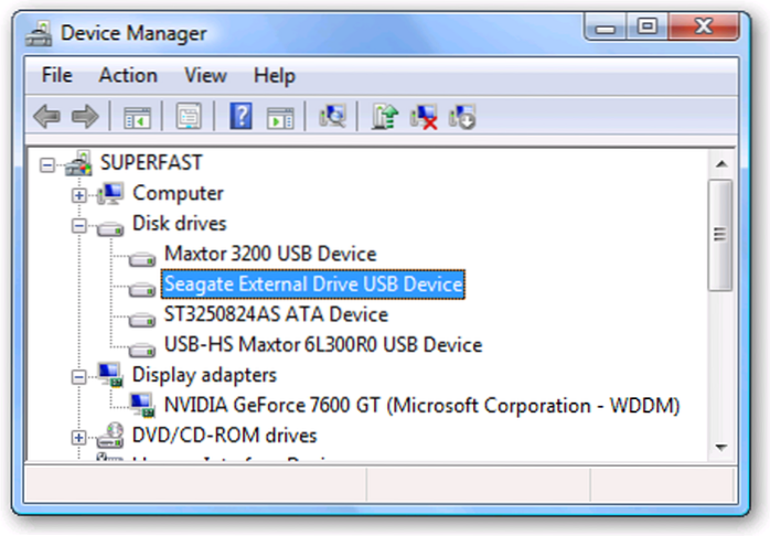 Speed Up Your External USB Drives in Windows Vista
