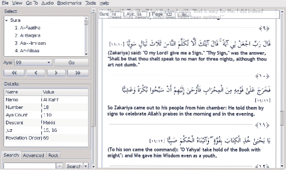 Logiciels spirituels et religieux pour Linux