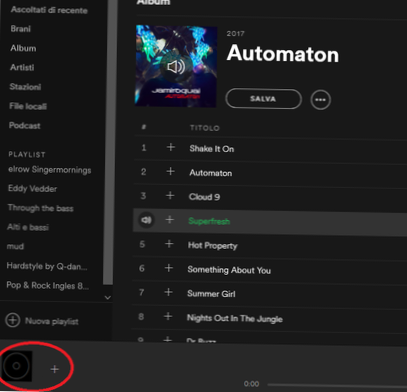 spotify sanger uten spill