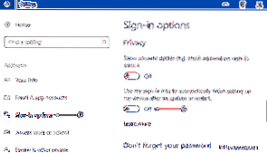 Beenden Sie die automatische Wiedereröffnung von Programmen nach dem Neustart in Windows 10