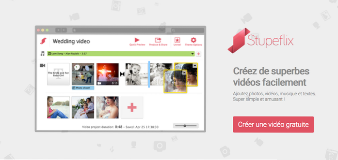 Stupeflix Um editor de vídeo online fácil de usar