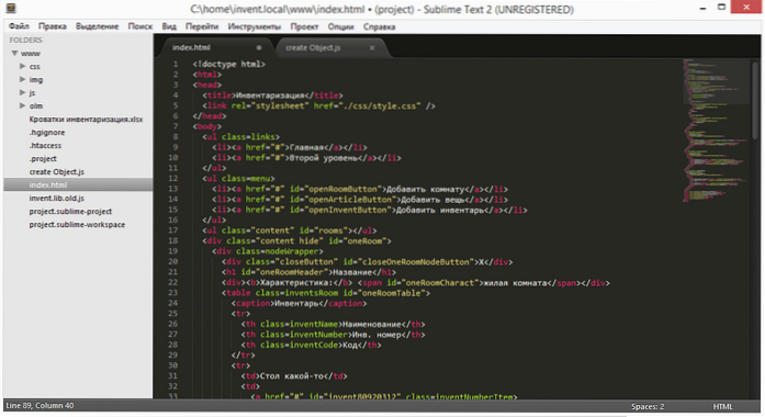 Text sublim - Un editor de cod excelent pentru dezvoltatori