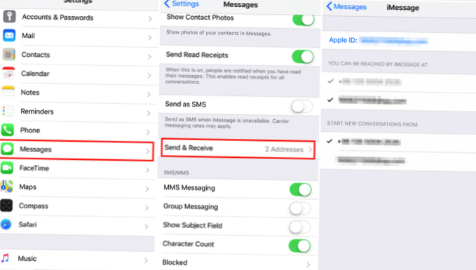 téléphone commuté ne recevant pas de SMS