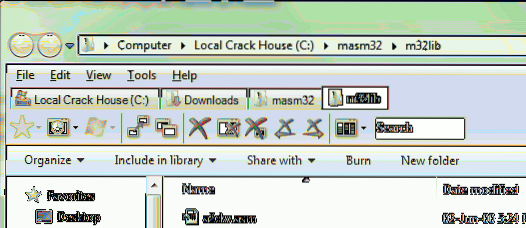 É possível navegar com guias no Windows Explorer. Veja como você pode obtê-lo