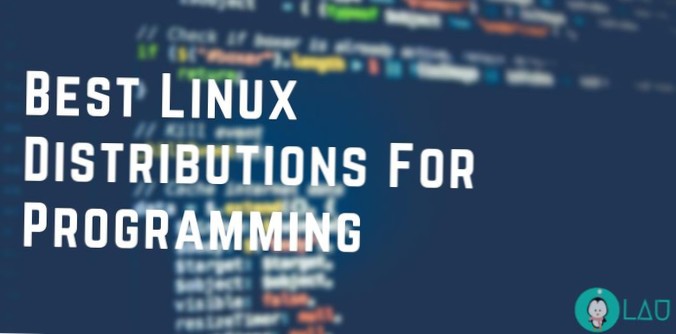 De 6 bästa Linux-distributionerna för utvecklare och programmerare