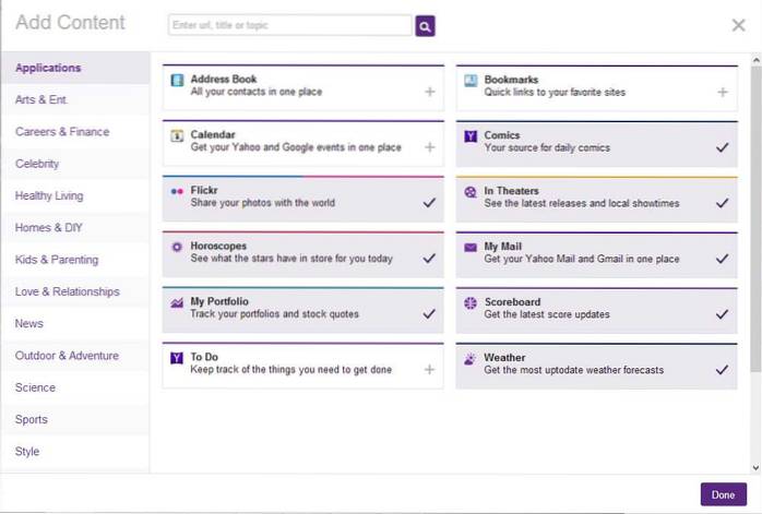 The New My Yahoo Service A Good Alternative to iGoogle