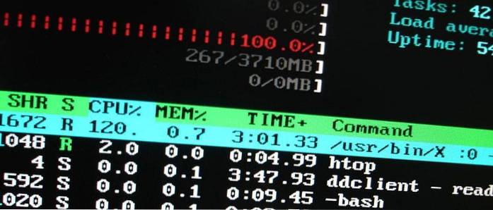 Nahoře jsou tři nástroje pro monitorování systému