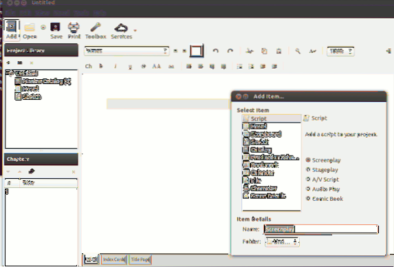 Three Useful Creative Writing Applications For Linux Users