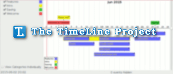 TimeLine un Creator de cronologie bazat pe Python pentru Linux