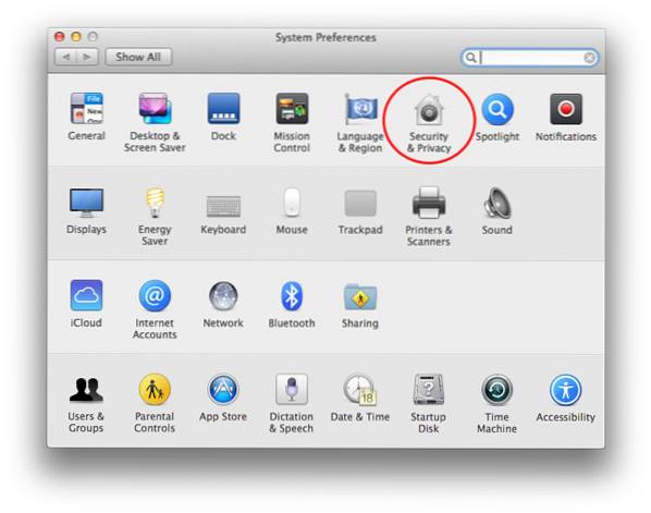 Dicas para gerenciar as configurações de privacidade no OS X