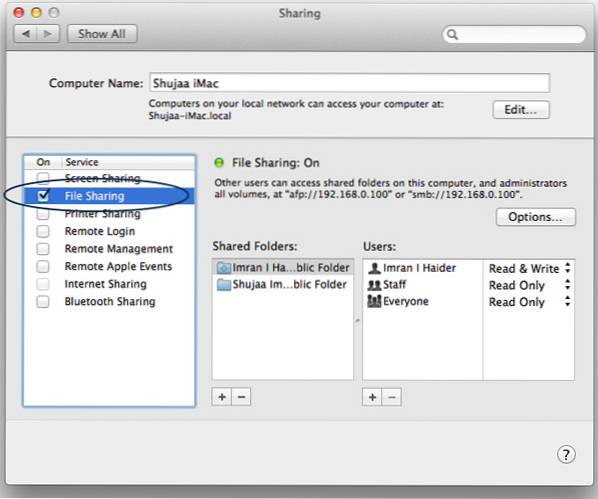 Übertragen Sie extrem große Dateien zwischen zwei Macs