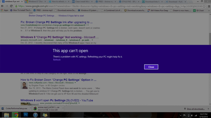 Troubleshooting A Broken App in Windows 8