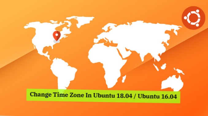 Ubuntu change de fuseau horaire [Guide]