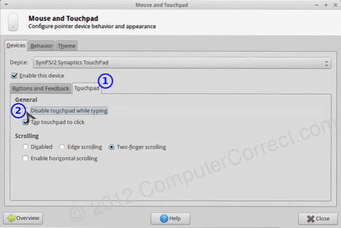 Ubuntu Hardy Come disabilitare il touchpad Synaptics durante la digitazione