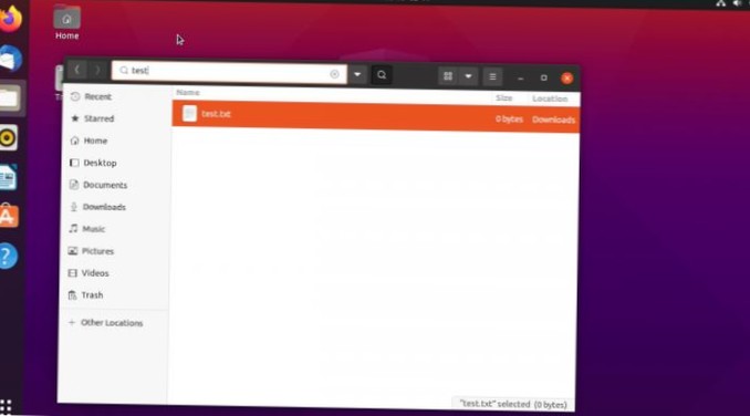 Fichier de recherche Ubuntu [Guide]