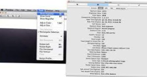 visa exif data mac