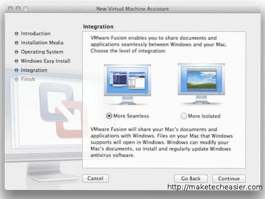 VMware Fusion rulează Windows perfect pe Mac