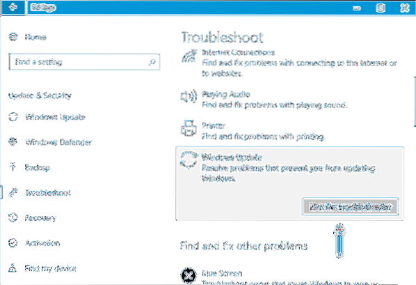 We couldn't connect to the update service in Windows 10 Fix