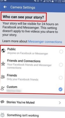 Was bedeutet Brauch auf Facebook-Geschichte?