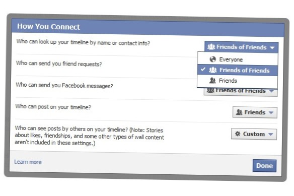 que significa amigos de amigos en facebook