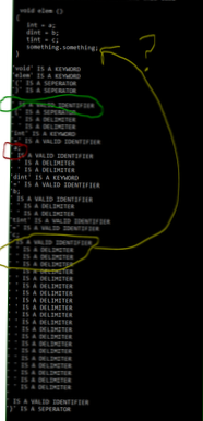 what is a delimiter in c