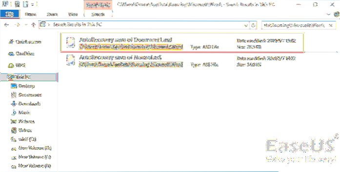 What is an .ASD file ? How to open it in Windows 10