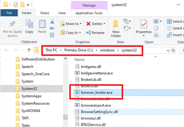 Qu'est-ce que Browser_Broker.exe et est-ce sûr ou un virus?
