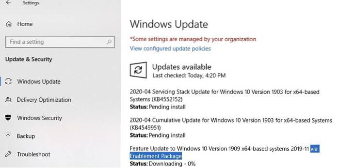 Vad är aktiveringspaket i Windows 10