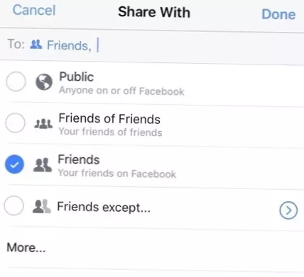 ¿Cuál es la diferencia entre amigos y amigos de amigos en facebook??