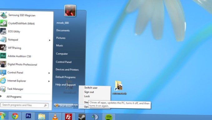 ce qui a remplacé le menu de démarrage dans Windows 8?