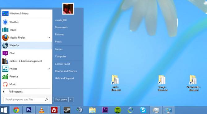 Hvad får du med Windows 8.1 Start-knap