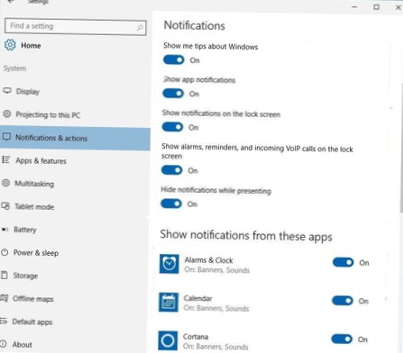 Windows 10 deaktiviert Benachrichtigungen