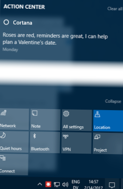 Windows 10-Benachrichtigungsverlauf