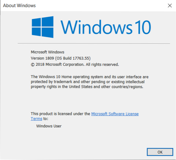 Data di rilascio dell'aggiornamento di Windows 10 ottobre 2018 (1809) e nuove funzionalità