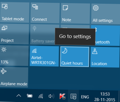 windows 10 horas silenciosas