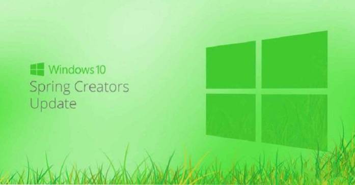 Data di rilascio e nuove funzionalità di Windows 10 Spring Creators Update