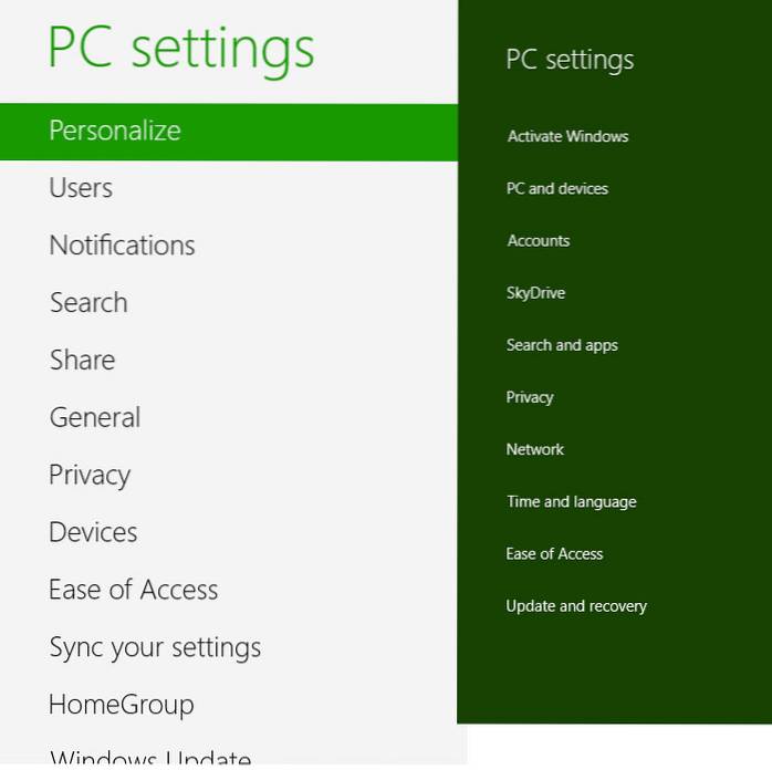 Windows 8 vs 8.1 - O que mudou nas configurações do PC?