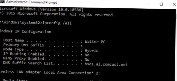 Tecla de atalho da linha de comando do Windows