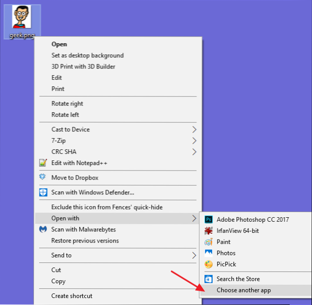 Visualizador de fotos do Windows anterior