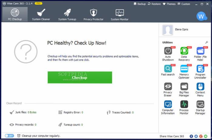 Wise Care 365 Pro System Cleaner Review and Giveaway