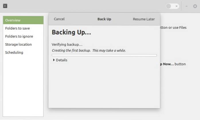 4 alternative di Time Machine per Linux