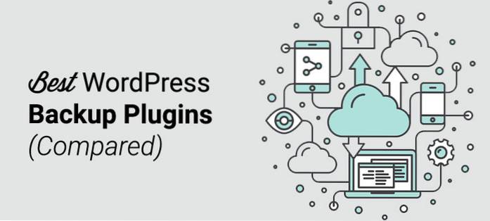 5 dei migliori plugin per il backup di WordPress