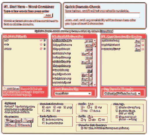 5 site-uri web pentru a găsi nume de domenii creative și unice